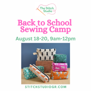 Back to School Sewing Camp